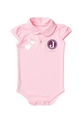 BODY POLO JUVENTUS GRENÁ E BRANCO - ROSA