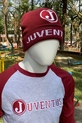 GORRO JUVENTUS ESCRITO GRENÁ E BRANCO